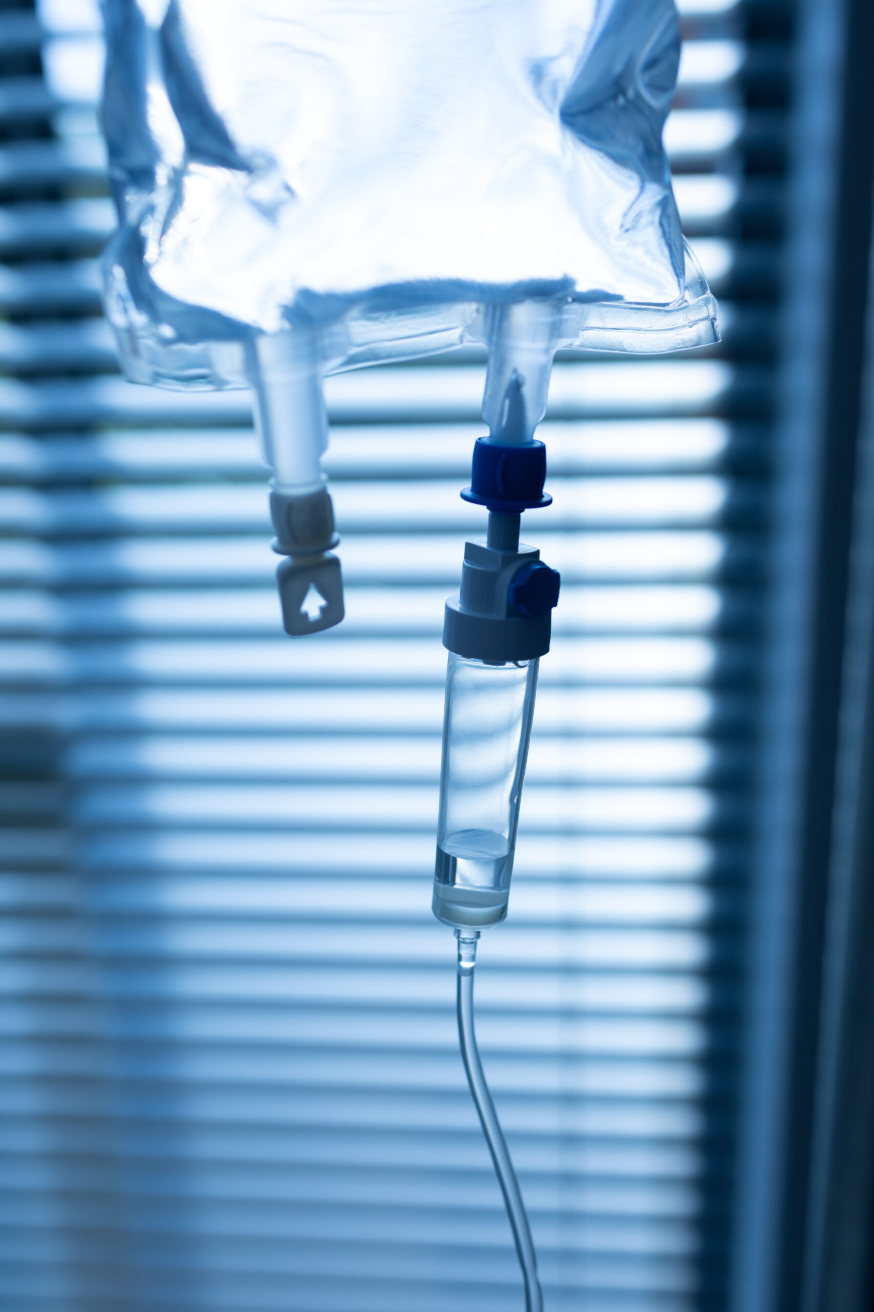 Close up of intravenous drip for concierge IV therapy